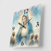 Gezegende Maagd Maria en Kinderen Vierkante Klok (Hoek)