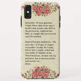 Gezegende Maagd Maria Gebed Memorare Rozen Case-Mate iPhone Case