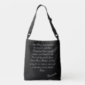 Gezegende Maagd Maria gepersonaliseerd Crossbody Tas (Achterkant)