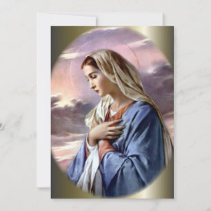 Gezegende Maagd Maria in de woestijn