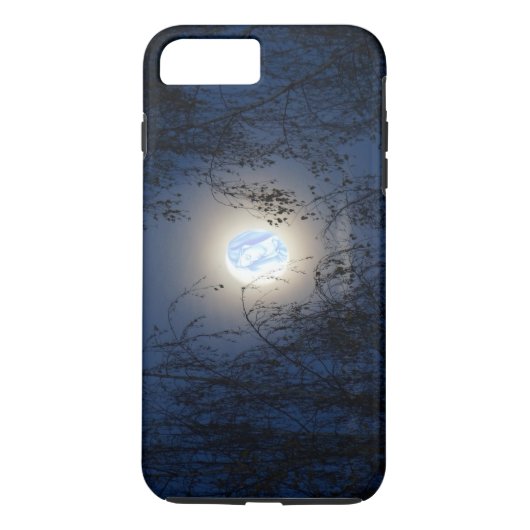 Gezegende Maagd Maria in het Moon Lite Forest Case-Mate iPhone Case (Achterkant)