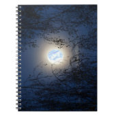 Gezegende Maagd Maria in het Moon Lite Forest Notitieboek (Voorkant)