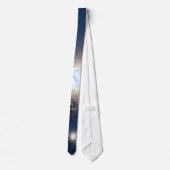 Gezegende Maagd Maria in het Moon Lite Forest Stropdas (Achterkant)