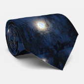 Gezegende Maagd Maria in het Moon Lite Forest Stropdas (Opgerold)