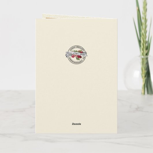 Gezegende Maagd Maria Jezus Bloemen Gezondheidsgeb Kaart (Achterkant)