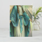 Gezegende Maagd Maria Kaart (Staand voorkant)