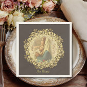 Gezegende Maagd Maria met Kind Jezus Servetten