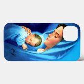 Gezegende Maagd Maria met kindje Jezus Case-Mate iPhone Case (Achterkant (horizontaal))