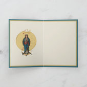 Gezegende Maagd Maria Moeder Katholiek Religieus Kaart (Binnen)