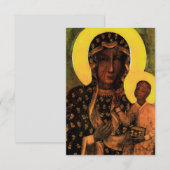 Gezegende Maagd Maria Polen Cadeau (Voorkant / Achterkant)