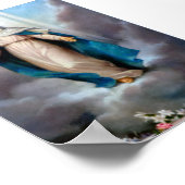 Gezegende Maagd Maria Poster (Hoek)