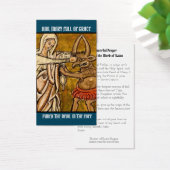 Gezegende Maagd Maria Punch de Duivel Heilige Kaar Visitekaartje (Bureau)