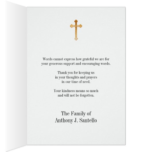 Gezegende Maagd Maria Religieuze Uitvaart Condole (Binnen (Rechts))