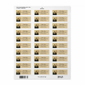 Gezegende Maagd Maria ReligiousDank u Etiket (Full Sheet)