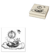 Gezegende maagd Maria Schrift Openbaring Rubberstempel (Gestempeld)