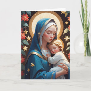 Gezegende Maagd Maria Traditioneel Katholiek Kaart