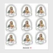 Gezegende Maagd Maria Verdrietige Moeder Religieus Sticker (Vel)