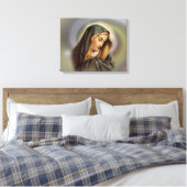 Gezegende Maagd Maria verpakt Canvas (Insitu (Slaapkamer))