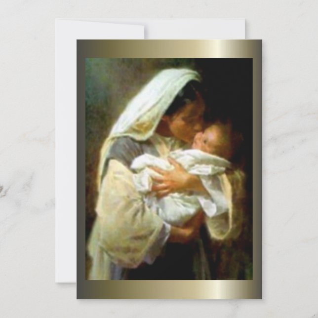 Gezegende Maagd Mary en Baby Child Jesus (Voorkant)