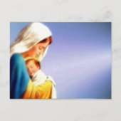Gezegende Maagd Mary en Baby Child Jesus Briefkaart (Voorkant)