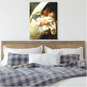 Gezegende Maagd Mary en Baby Child Jesus Canvas Afdruk (Insitu (Slaapkamer))