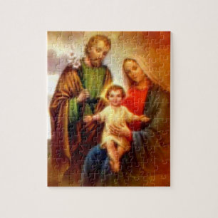 Gezegende Maagd Mary en Baby Child Jesus Legpuzzel