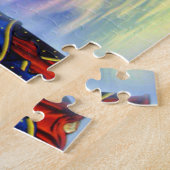 Gezegende Maagd Mary en Baby Child Jesus Legpuzzel (Zijkant)