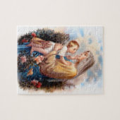 Gezegende Maagd Mary en Baby Child Jesus Legpuzzel (Horizontaal)