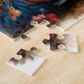 Gezegende Maagd Mary en Baby Child Jesus Legpuzzel (Zijkant)