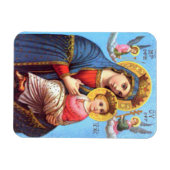 Gezegende Maagd Mary en Baby Child Jesus Magneet (Horizontaal)