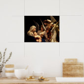 Gezegende Maagd Mary en Baby Child Jesus Poster (Keuken)