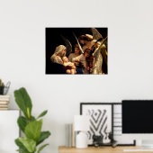 Gezegende Maagd Mary en Baby Child Jesus Poster (Thuiskantoor)