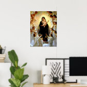 Gezegende Maagd Mary en Baby Child Jesus Poster (Thuiskantoor)