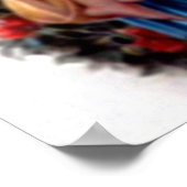 Gezegende Maagd Mary en Baby Child Jesus Poster (Hoek)