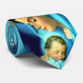 Gezegende Maagd Mary en Baby Child Jesus Stropdas (Opgerold)