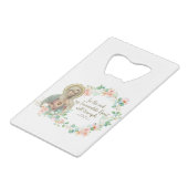 Gezegende Maagd Mary Fatima Religieus Katholiek Creditkaart Flessenopener (Achterkant Gekanteld)