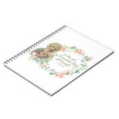 Gezegende Maagd Mary Fatima Religieus Katholiek Notitieboek (Linkerzijde)