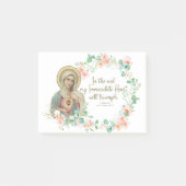 Gezegende Maagd Mary Fatima Religieus Katholiek Post-it® Notes (Voorkant)