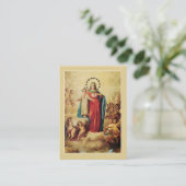 Gezegende maagd Mary Jesus Angels Memorare gebed Visitekaartje (Staand voorkant)