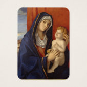 Gezegende Maagd Mary Jesus Funeral Prayer Visitekaartje (Voorkant)