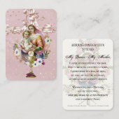 Gezegende Maagd Mary Jesus Katholieke Prayer Plaatskaartje (Voorkant / Achterkant)