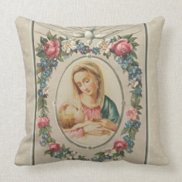 Gezegende Maagd Mary Jesus Kerstmis Kussen