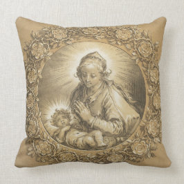 Gezegende Maagd Mary Jesus Kerstmis Kussen