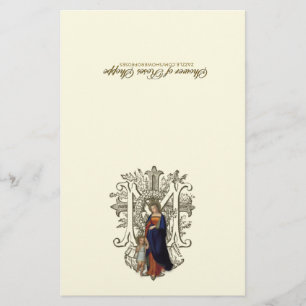 Gezegende Maagd Mary Jesus Religieus Katholiek