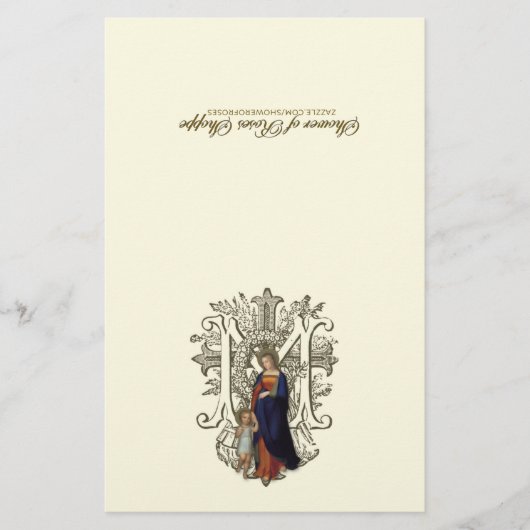 Gezegende Maagd Mary Jesus Religieus Katholiek (Voorkant)