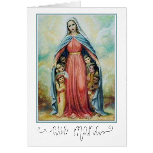 Gezegende Maagd Mary Katholieke Religieuze Kindere (Voorkant)