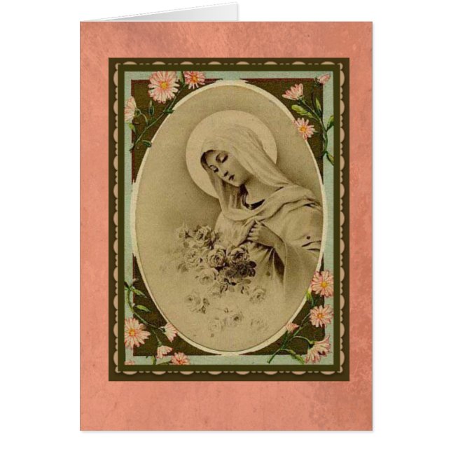 Gezegende Maagd Mary Religieus Katholiek (Voorkant)