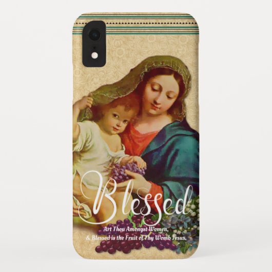 Gezegende Maagd Mary Religieuze Jezus Katholiek Case-Mate iPhone Case (Achterkant)