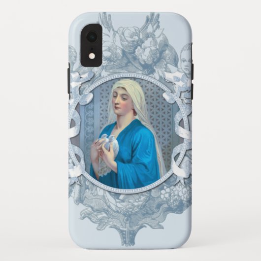 Gezegende Maagd Mary Religieuze Katholieke Kathol Case-Mate iPhone Case (Achterkant)