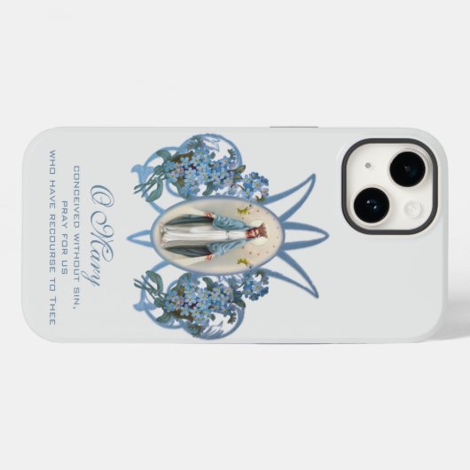 Gezegende Maagd Mary Religieuze katholieke Maagd Case-Mate iPhone Case (Achterkant (horizontaal))